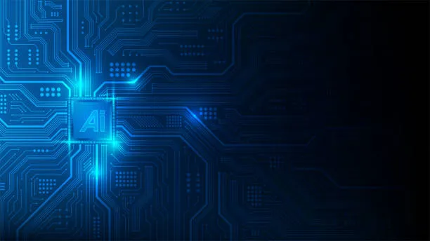 Абстрактная визуализация AI